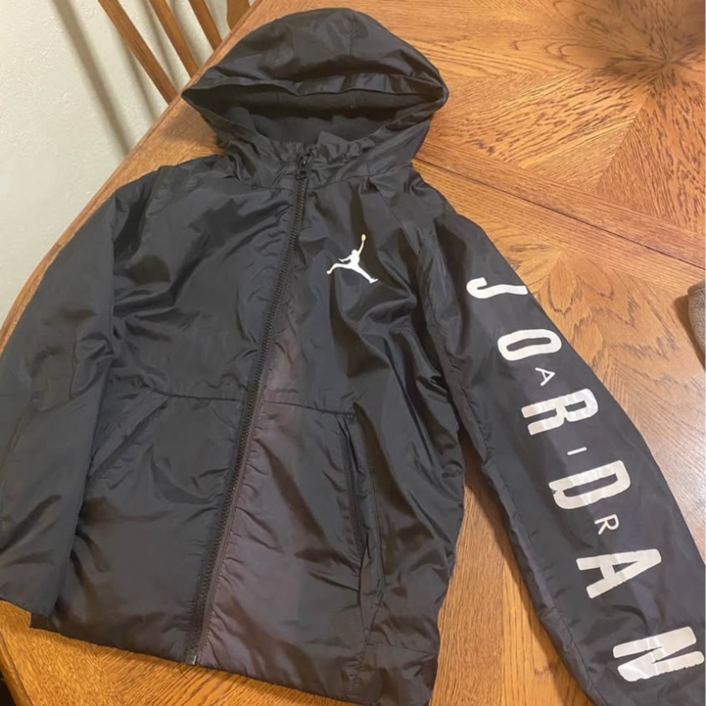 Jordan Black Textured Jacket